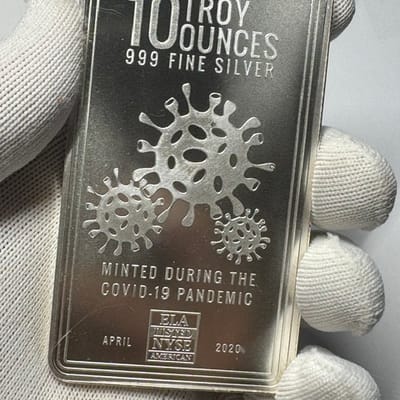 RARE ENVELA COVID 10 oz Bar April 2020 