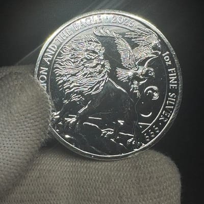 2026 Great Britain Lion and the Eagle 1 oz BU