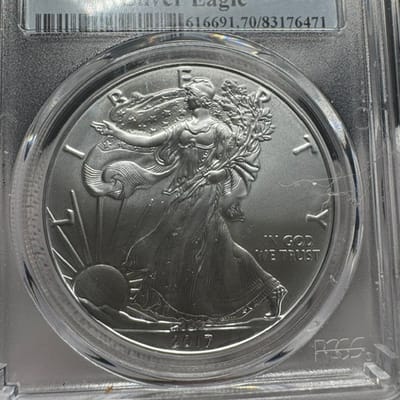 MS70 2017 American Silver Eagle PCGS First Strike - additional view