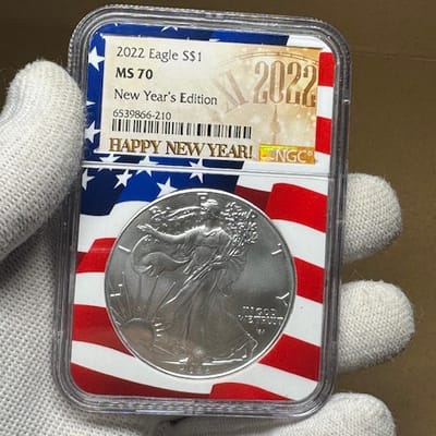 2022 NGC MS70 New Year Edition American Eagle