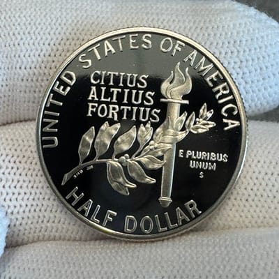 1992-S U.S. Olympic Commemorative Half Dollar – Pr - additional view