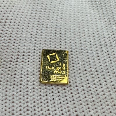 Valcambi Suisse 1 Gram Gold Bar .9999 - additional view