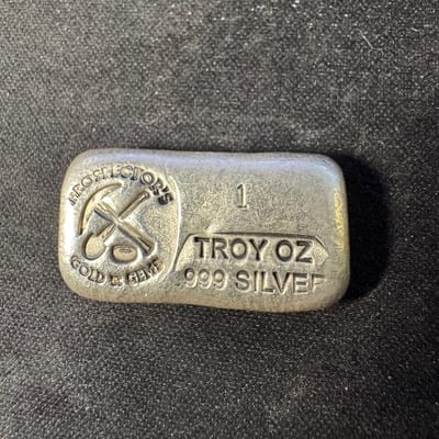 Prospector's Gold & Gems 1 oz .999 Prospector Bar