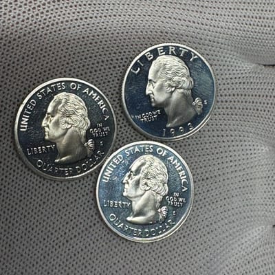 Proof 90% Quarters Lot of 3  - additional view