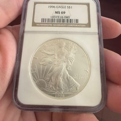 GREAT PRICE on KEY DATE 1996 MS69 American Eagle