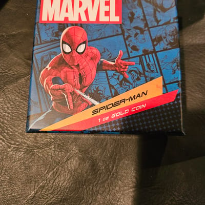 The 2023 Spider-Man 1 oz Proof Gold Coin