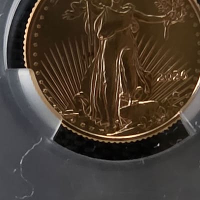 2026 $5  gold eagle mint error - additional view