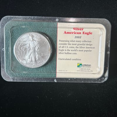 2002 American Silver Eagle