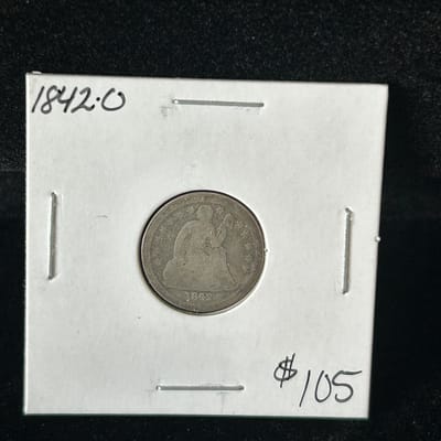 1842-O Seated Liberty Dime