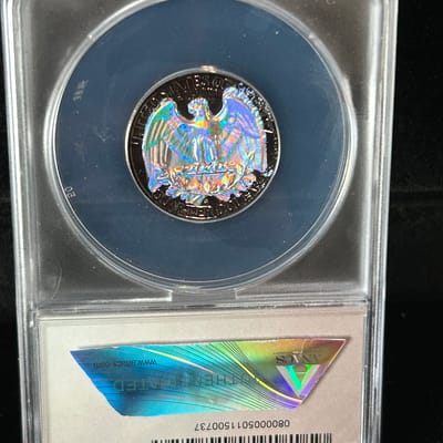 1964 Washington Hologram Quarter - additional view
