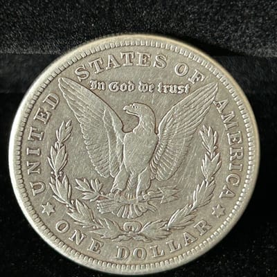 1921-P Morgan Silver Dollar (Signs of Cleaning) - additional view
