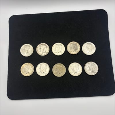 1964 Kennnedy Half Dollar lot of 10