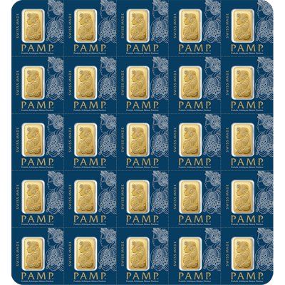 1 Gram Gold Bar - PAMP Suisse Lady Fortuna .9999 - additional view