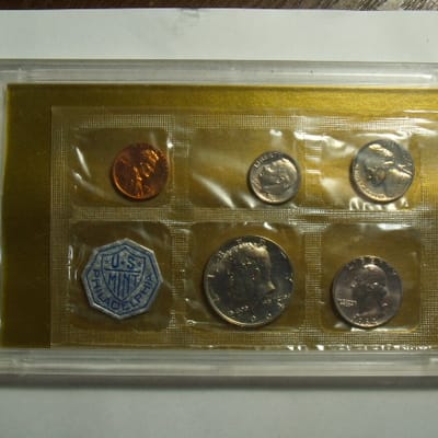 1964 US Mint Proof Set Philadelphia Silver