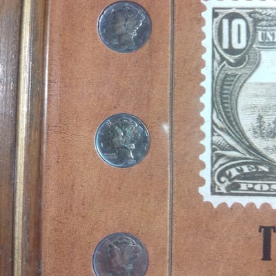 The Pioneers Mercury Dime Coins/Stamps Set - additional view