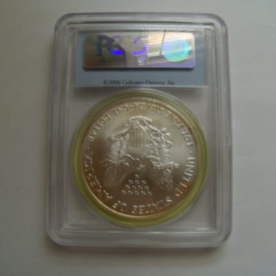 2006 First Strike Silver Eagle PCGS MS69  - additional view