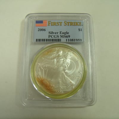 2006 First Strike Silver Eagle PCGS MS69 