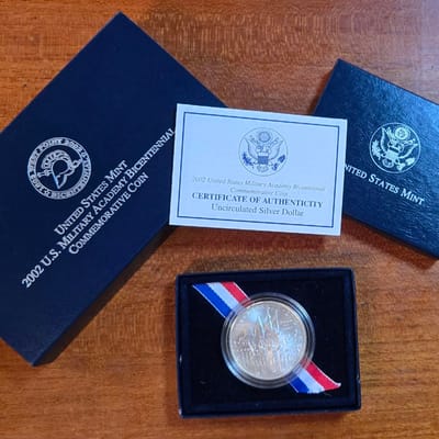 2002 United States Mint West Point Bicentennial Un