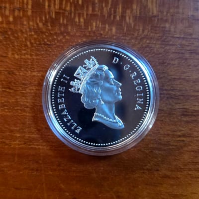 1995 Canada Proof Silver Dollar Coin - Hudson's Ba - additional view