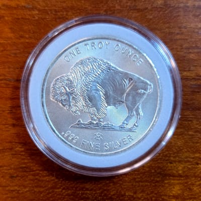 1 oz Silver Buffalo Round - .999 Fine Silver