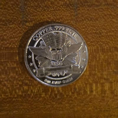1 oz Copper American Eagle Round .999 Fine - additional view