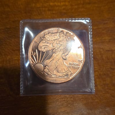1 oz Copper American Eagle Round .999 Fine