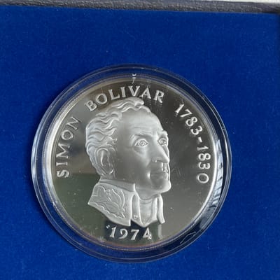 1974 Panama 20 Balboas Sterling Silver Coin w/COA - additional view
