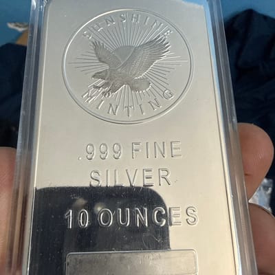 Sunshine Minting 10oz bar