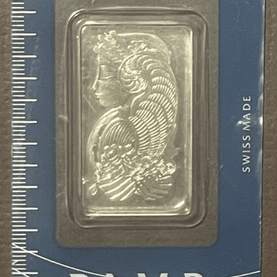 PAMP PLATINUM Bar 1 oz Opened Original Assay Card
