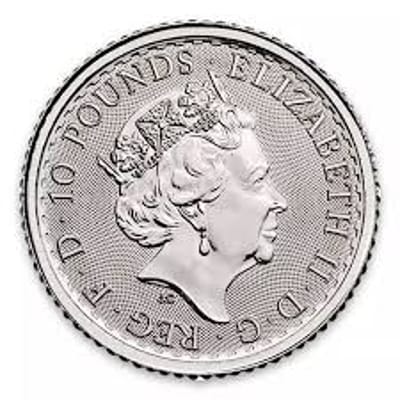 1/10 Oz Platinum Britannia 2018 Elizabeth II - additional view