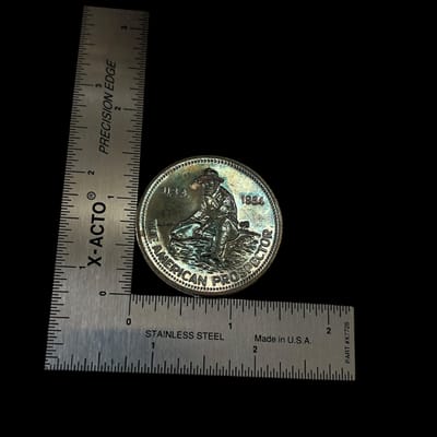 TONED Engelhard 1 oz Silver Round Prospector - additional view