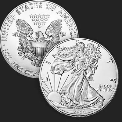 (1) 2020 American Silver Eagle BU ASE