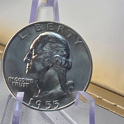 1955-D Washington Quarter Gem BU 90% Silver