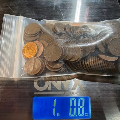 1lb Unsearched Wheat Pennies Cents Bulk Lot Roll Hunt 3 Available - additional view