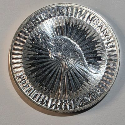 2021 Australian Kangaroo 1 oz .9999 Silver Bullion Coin – Brilliant Uncirculated