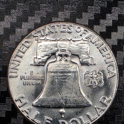 (1) 1963 Franklin Half Dollar 90% Silver Gem BU Uncirculated 50c Coin - additional view