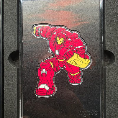 2026 Agoro Marvel Iron Man 1/2 oz Silver Coin - additional view