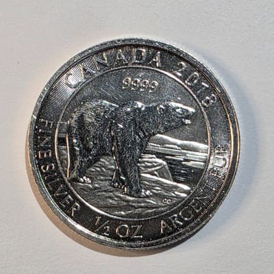 2013 Canada 1/2 oz Silver Bear Coin BU • Wildlife Series • .9999 Fine