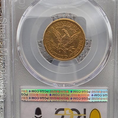 1881‑S $5 Liberty Head Gold Half Eagle PCGS XF45 – Certified US Coin - additional view