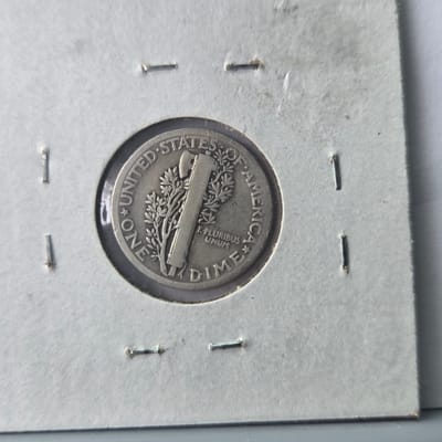 1921 Mercury Dime Semi Key Date - additional view