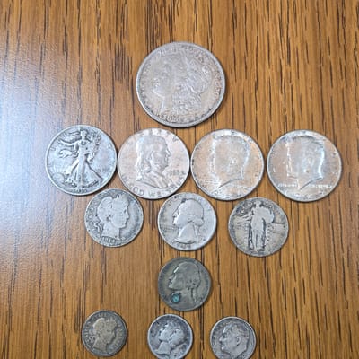 12 coin collection all silver