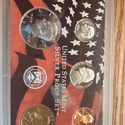 2002 silver proof set no quarters