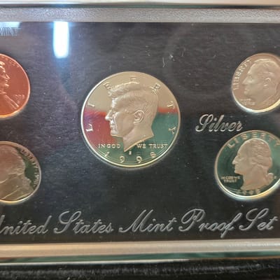 1998 silver premier proof set - additional view