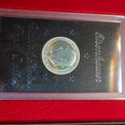 1974 Brown Box Ike Silver Dollar - additional view