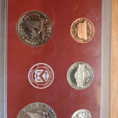 2002 silver proof set no quarters - additional view