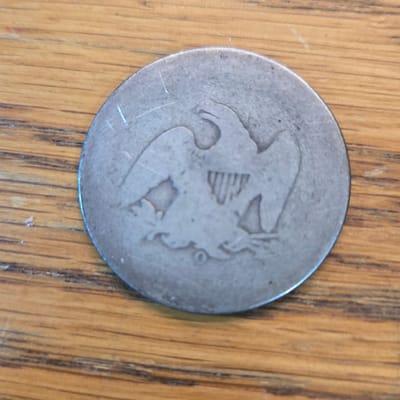 1856-o seated liberty half dollar - additional view