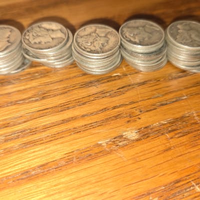 50 mercury dimes 5$ face - additional view