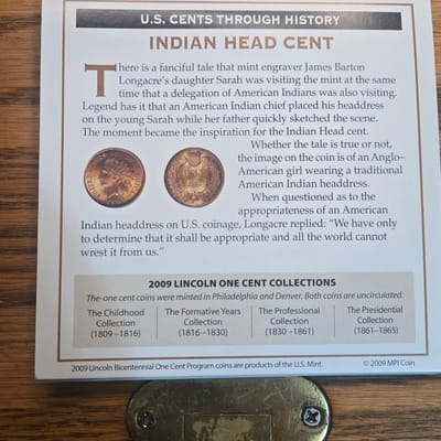 2009 Lincoln One Cent Series Vol. One - The Childh - additional view