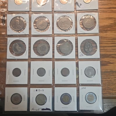 Collection of Vintage and Modern World Coins in Pr