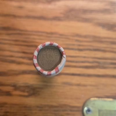 Roll of 50 U.S. Wheat Pennies - 50 Cents Face Valu - additional view